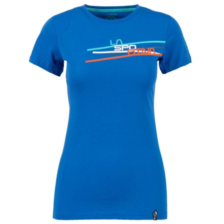 La Sportiva Stripe 2.0 T-shirt W marine blue/aqua