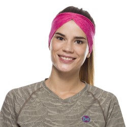 Buff Coolnet UV+ Tapered Headband - Flash Pink Htr