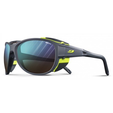 Julbo EXPLORER 2.0 REACTIV PERFORMANCE 2-4 DL BLEU - GRIS MAT / VERT