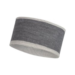 Buff Knitted Headband - Light Grey