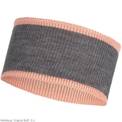 Buff Cross Knit Headband - Light Grey
