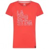 La Sportiva Pattern Evo T-shirt W - Hibiscus