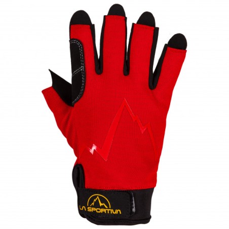 La Sportiva Ferrata Gloves Black/Red