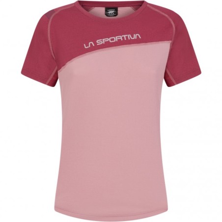 La Sportiva Catch T-shirt W - Blush/Red Plum