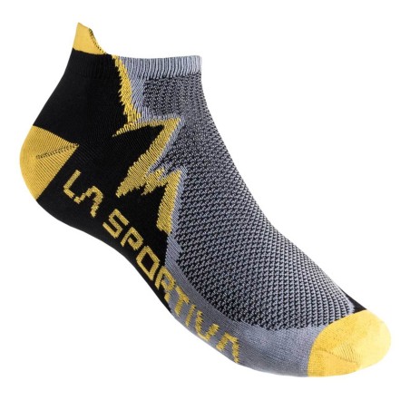 La Sportiva Climbing Socks - Grey/Yellow