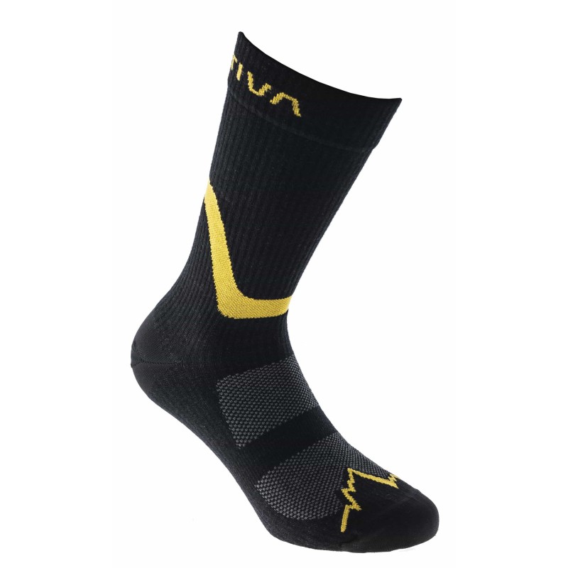 La Sportiva Hiking Socks - black/yellow