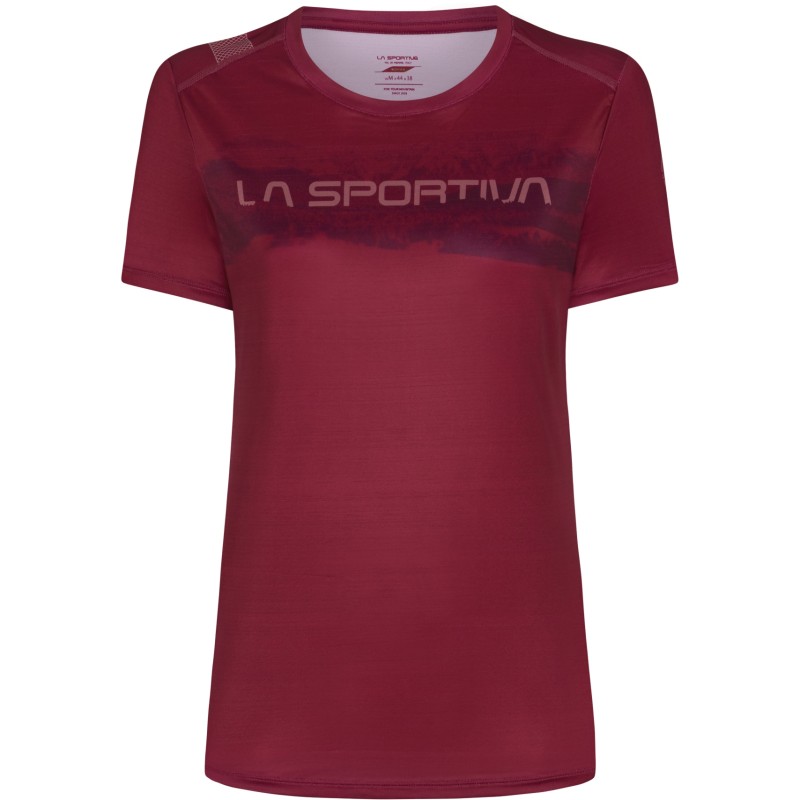 La Sportiva Horizon T-shirt W - Red Plum