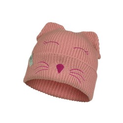 Buff Knitted Hat Funn Cat...