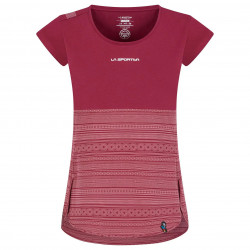 La Sportiva Lidra T-shirt W - Red Plum