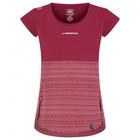 La Sportiva Lidra T-shirt W - Red Plum